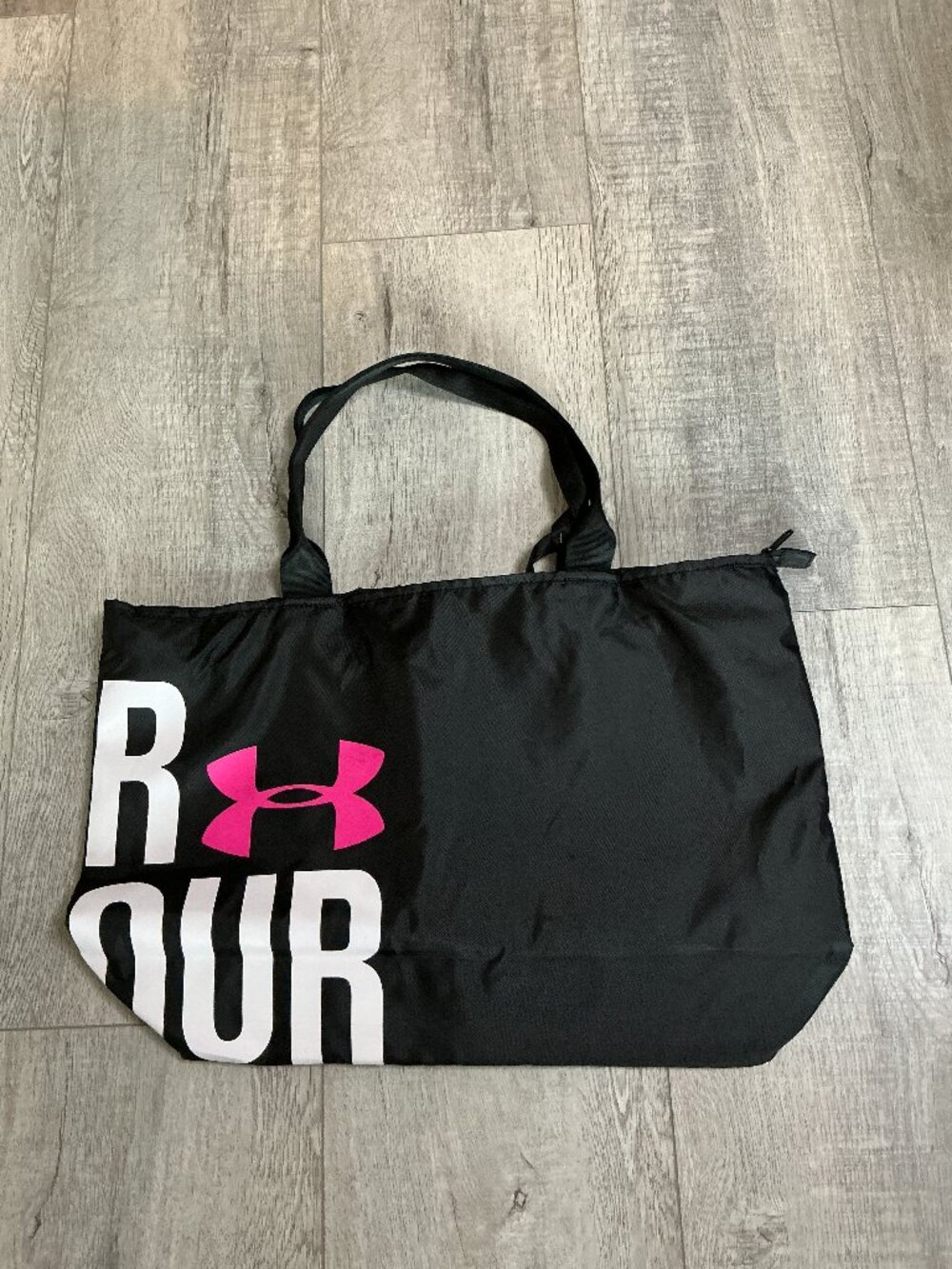 Under Armour Black Large Tote Gym Bag with Pouch - New Without Tags